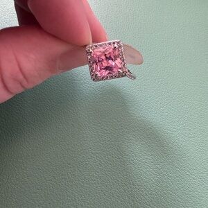 Fragrant Jewels Pink and Silver size 9 ring NWT